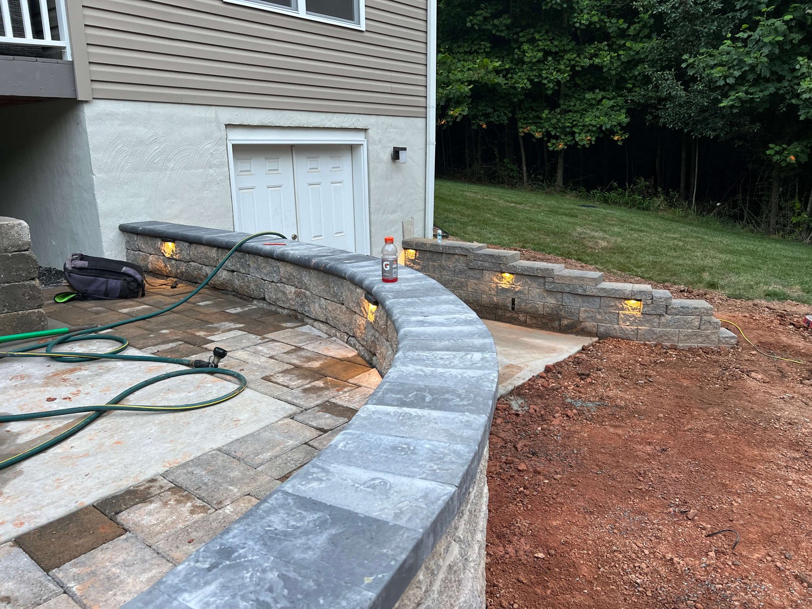 Retaining wall cost Western NC