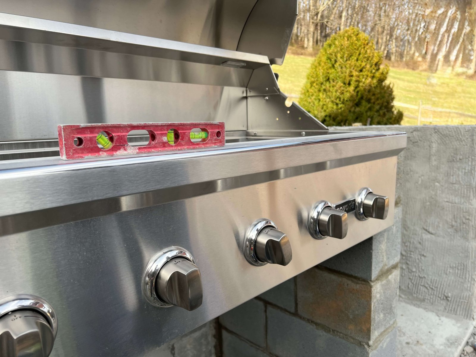 Outdoor kitchen installation Morganton NC by Black Oak Hardscapes