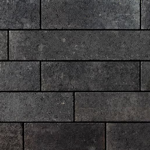 Unilock Quarry Smooth Wall Midnight Charcoal